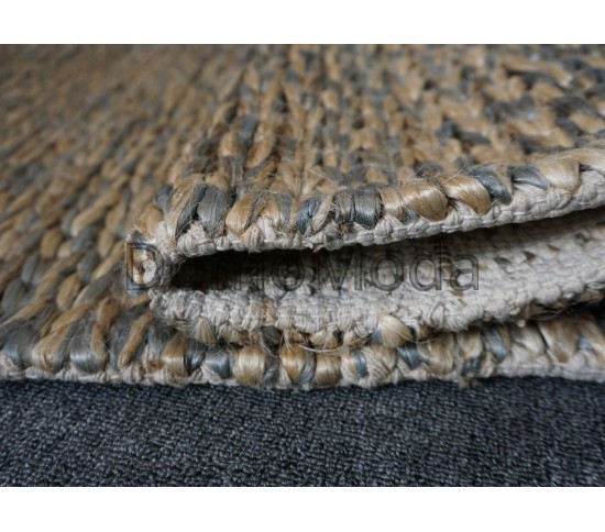 Безворсовий килим JUTE RUG 4 , NATURAL GREY - Висока якість за найкращою ціною в Україні зображення 5.